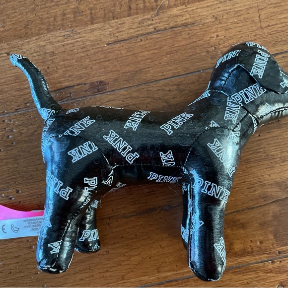 PINK Victoria's Secret Black and White Mini Dog L:8" x H:6" - Picture 5 of 9